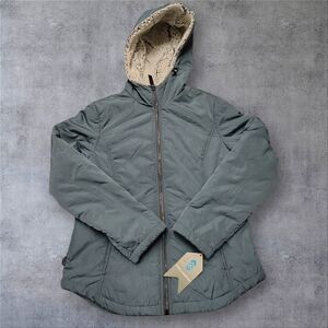 Women's Gray Hooded Jacket